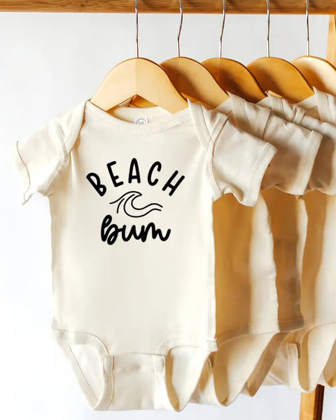 Cotton Bodysuit or Tee | Beach Bum - PREORDER