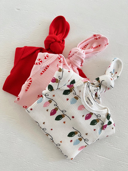 Waffle Gown | Girly Christmas Lights - PREORDER