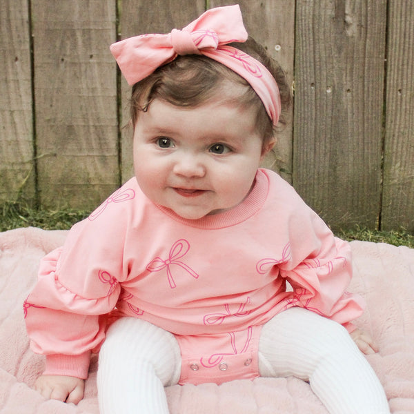 Perfect Bows Bubble Romper & Bow - PREORDER