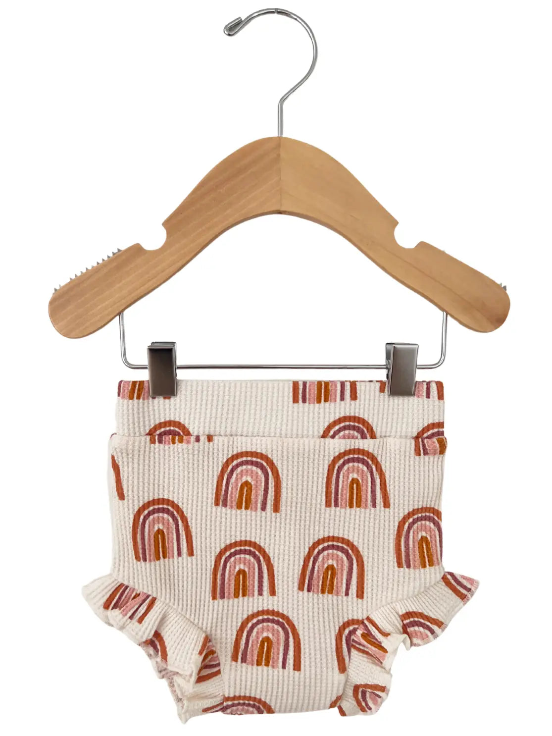 Waffle Ruffle Bloomer | Rust Rainbow - PREORDER