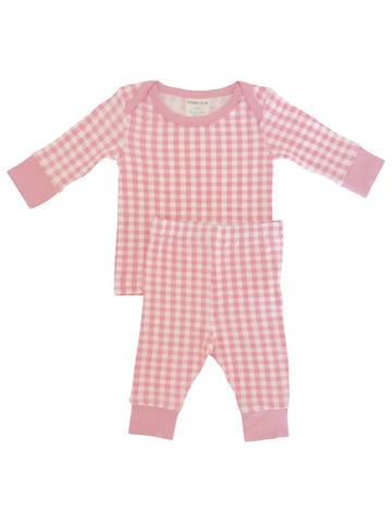Top & Pants Set | Pink Gingham - PREORDER