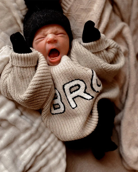 Bro Knit Sweater | Cocoa - PREORDER