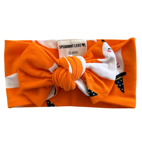 Knot Bow | Orange Ghost - PREORDER