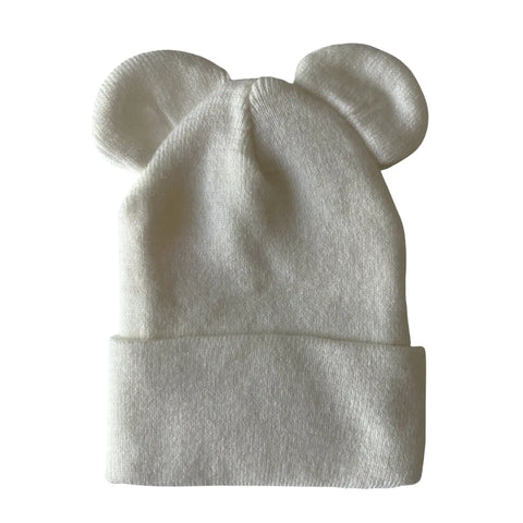 Baby's First Hat | White Bear - PREORDER