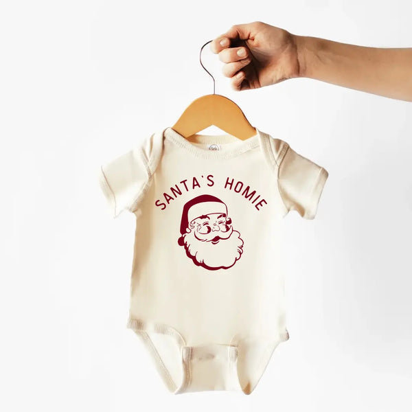 Cotton Bodysuit or Tee | Santas Homie - PREORDER