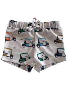 Swim Shorts | White Golf Cart - PREORDER