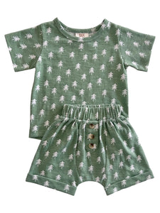 Tank & Shorts Set | Trees - PREORDER