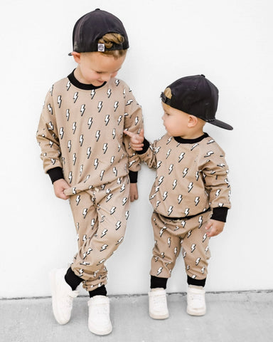 Top & Pants Set | Lightening Bolts - PREORDER