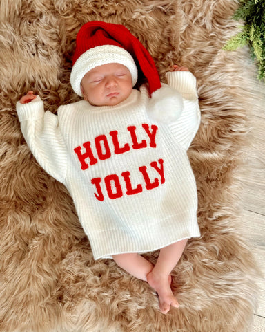MINI Knit Sweater | Holly Jolly - PREORDER