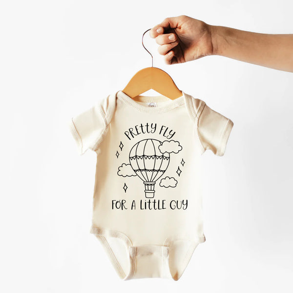 Cotton Bodysuit or Tee | Pretty Fly For A Little Guy  - PREORDER