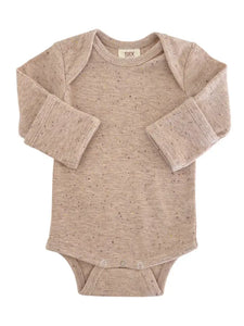 Long Sleeve Bodysuit | Tan - PREORDER