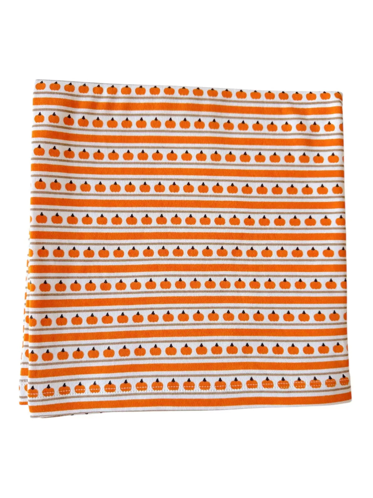 Swaddle | Orange Pumpkin Stripe - PREORDER