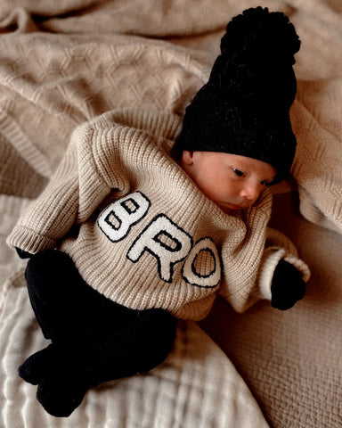 Bro Knit Sweater | Cocoa - PREORDER