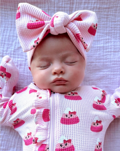 Waffle Knot Bow | Miss Candy Corn - PREORDER