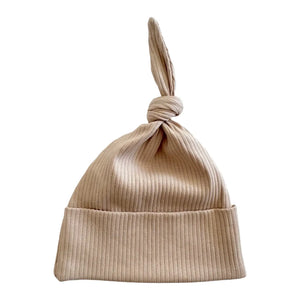 Ribbed Beanie Hat | Desert Tan - PREORDER