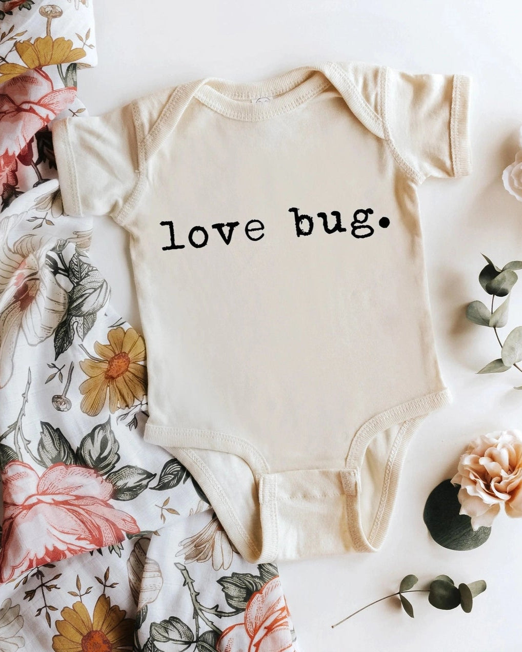 Cotton Bodysuit or Tee | Love Bug - PREORDER
