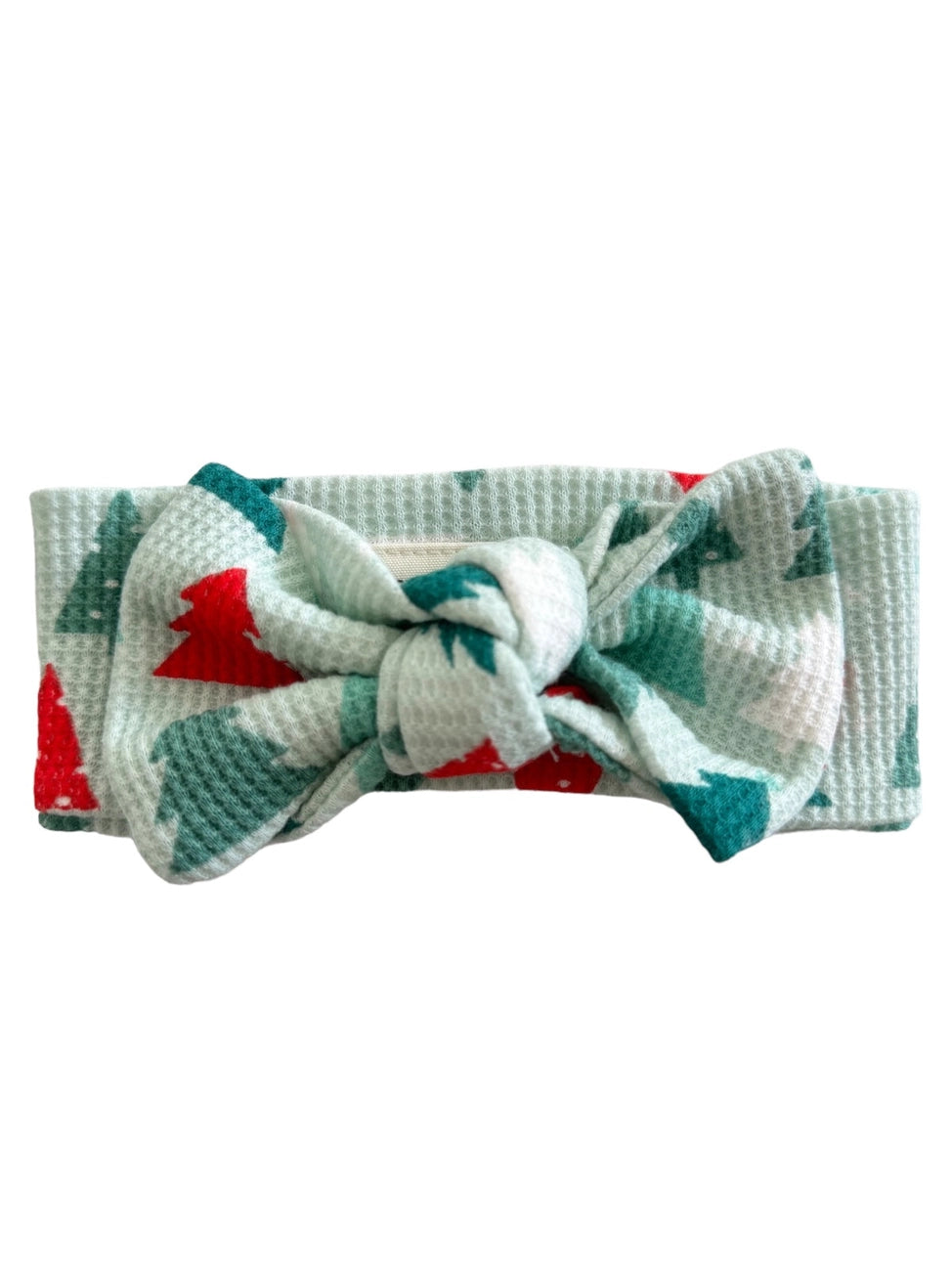 Waffle Knot Bow | Festive Firs - PREORDER