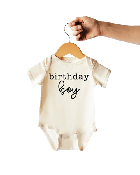 Cotton Bodysuit or Tee | Birthday Boy - PREORDER