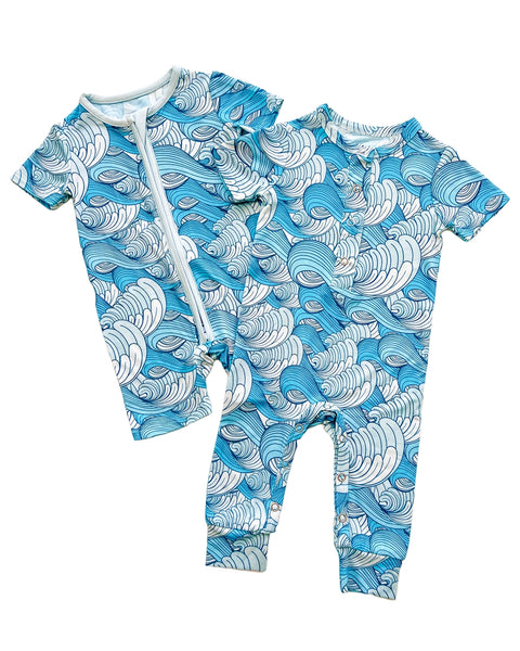 Bamboo Shorty Romper | Delmar - PREORDER