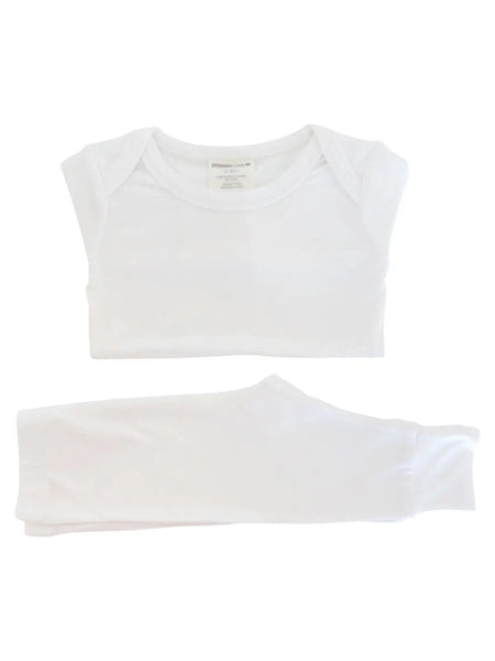 Top & Pants Set | White - PREORDER