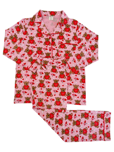 Women's Lounge Set | Valentine Bear Pink - PREORDER