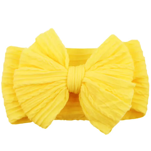 Cable Bow | Lemon Yellow - PREORDER