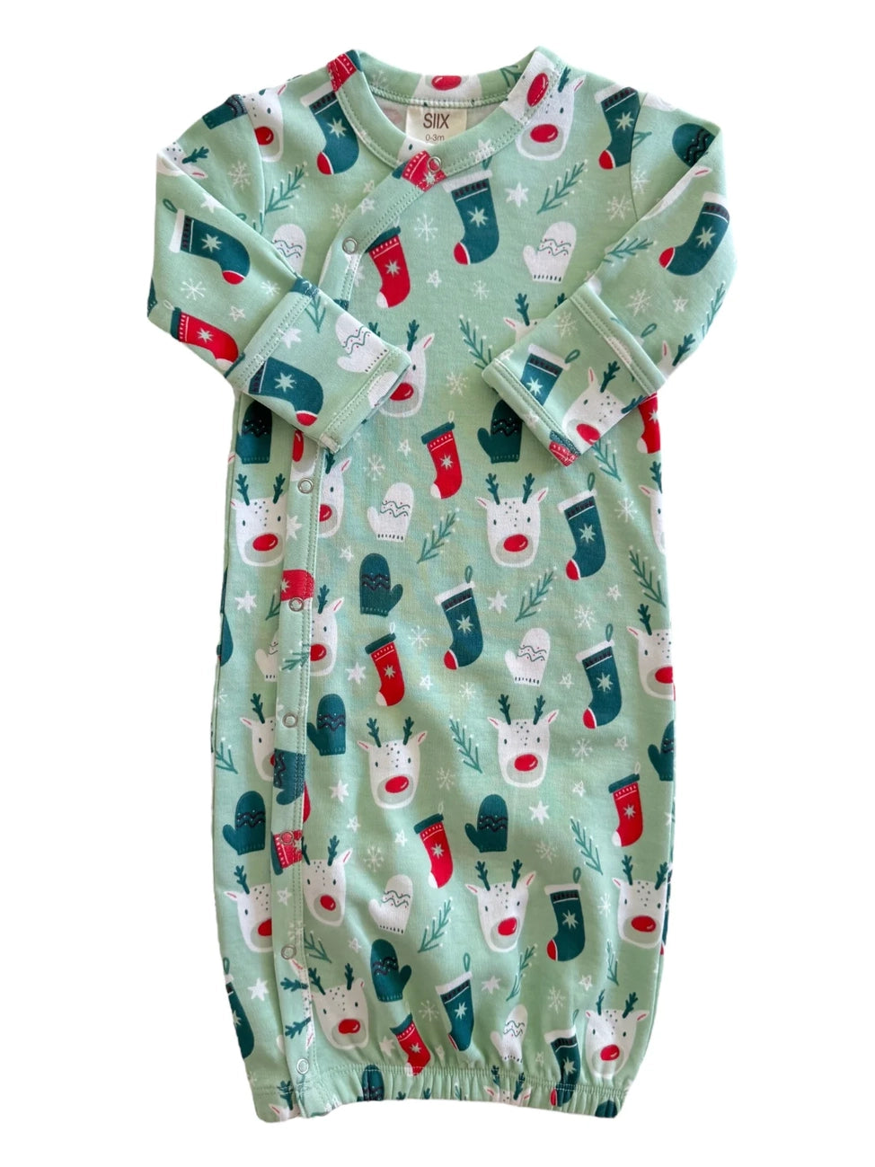 Gown | Green Reindeer - PREORDER