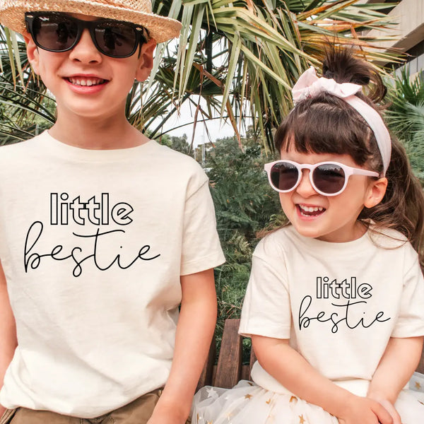 Cotton Bodysuit or Tee | Little Bestie - PREORDER