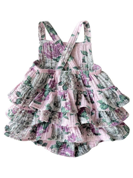 Ruffle Romper | Blissful Blossoms - PREORDER