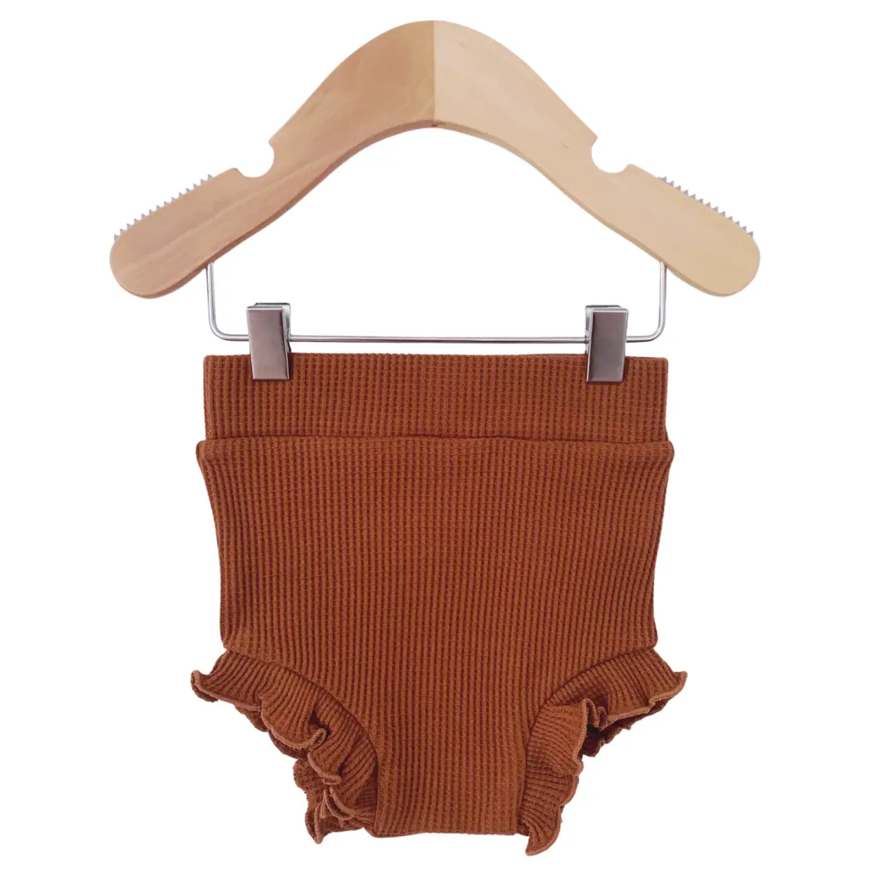 Waffle Ruffle Bloomer | Caramel - PREORDER