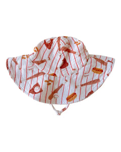 Wide Brim Sunhat | Baseball Game - PREORDER