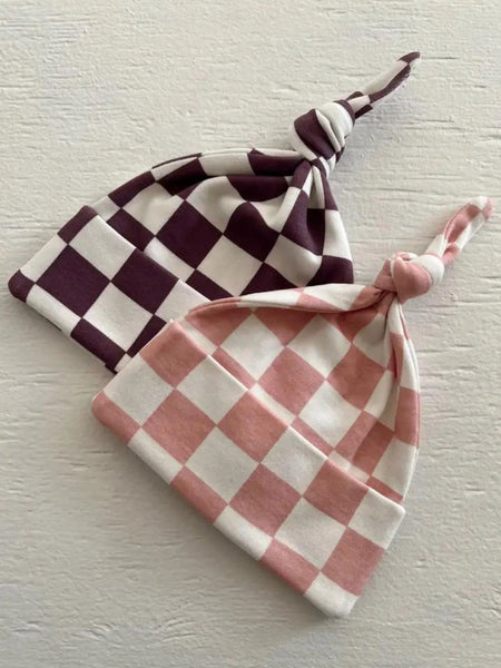Beanie Hat | Strawberry Shortcake Checkerboard - PREORDER