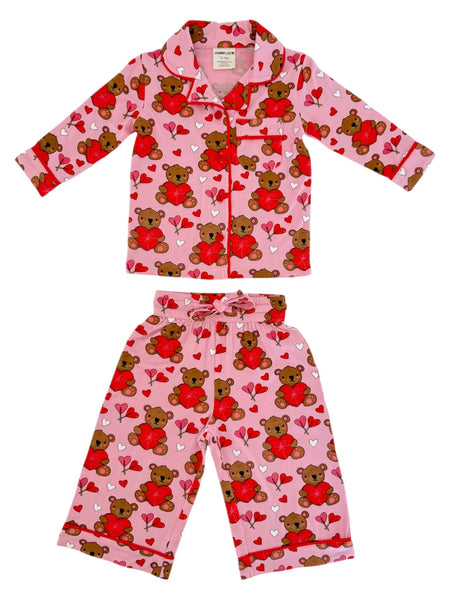 Lounge Set | Valentine Bear Pink - PREORDER