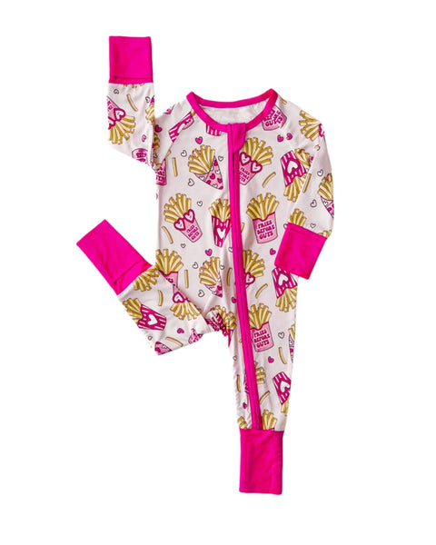 Bamboo Zip Romper | Fries Before Guys - PREORDER