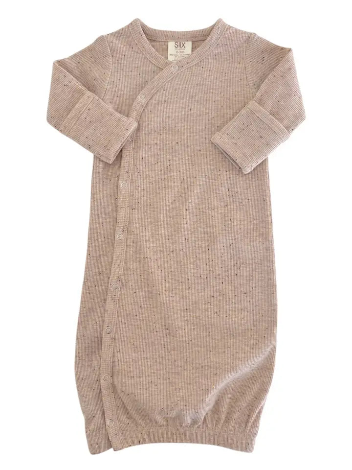 Speckle Gown | Tan - PREORDER