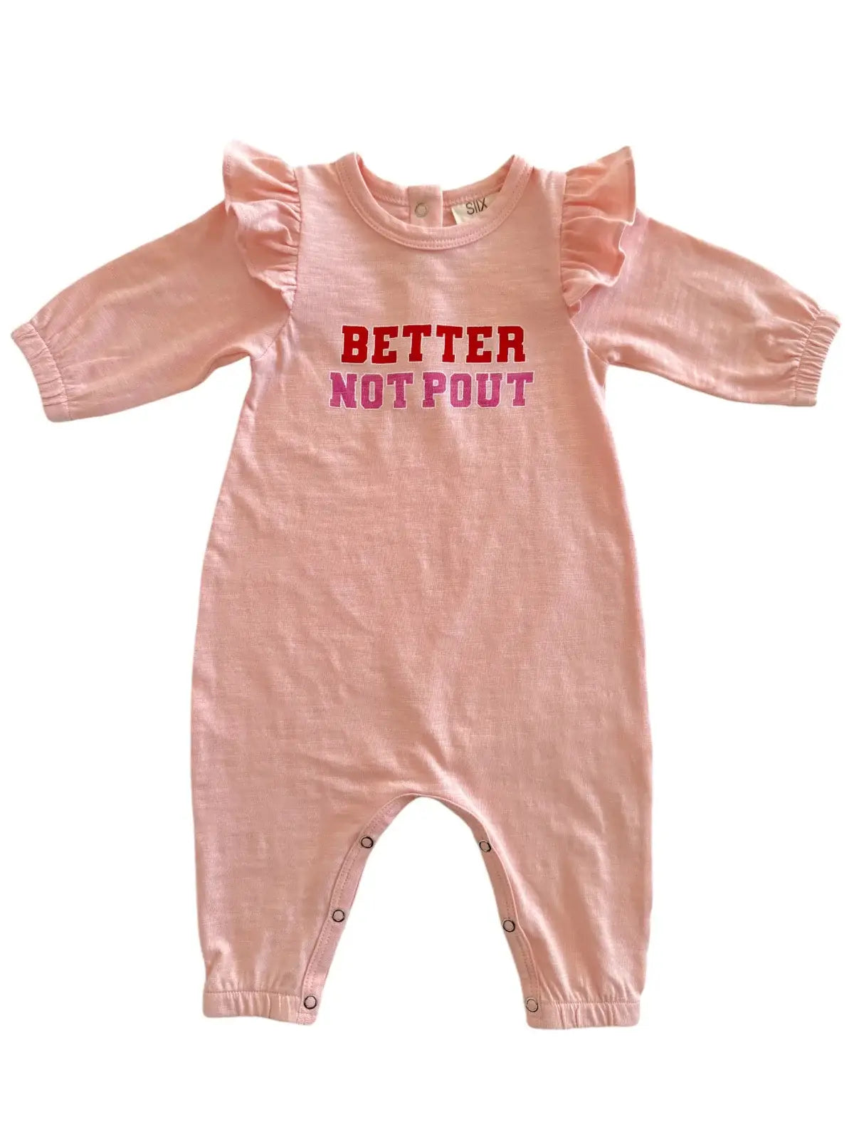 Long Sleeve Ruffle Jumpsuit | Better Not Pout - PREORDER