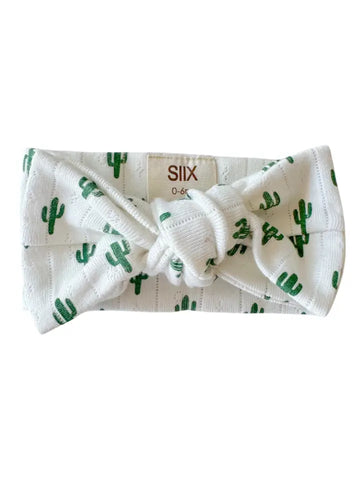 Organic Pointelle Bow | Cactus - PREORDER