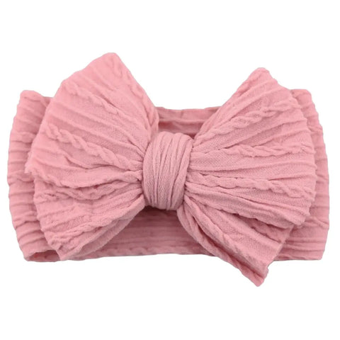 Cable Bow | Dusty Pink - PREORDER