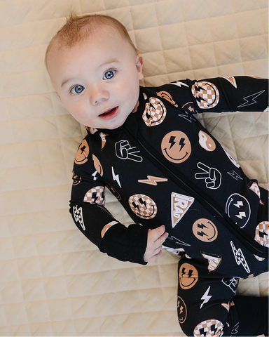 Bamboo Zip Romper | Rad Vibes - PREORDER