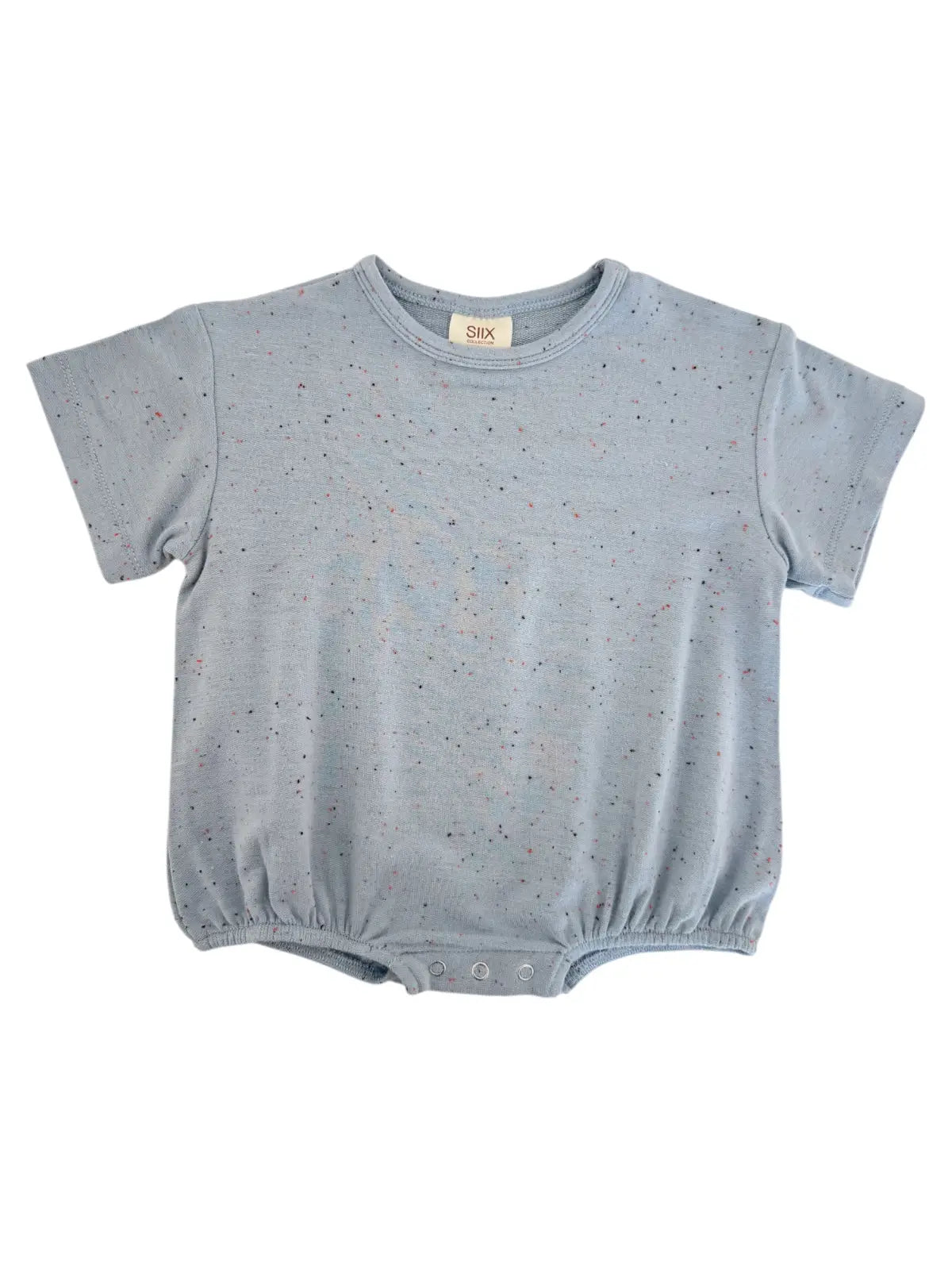 Speckle Bubble Romper | Glacier - PREORDER