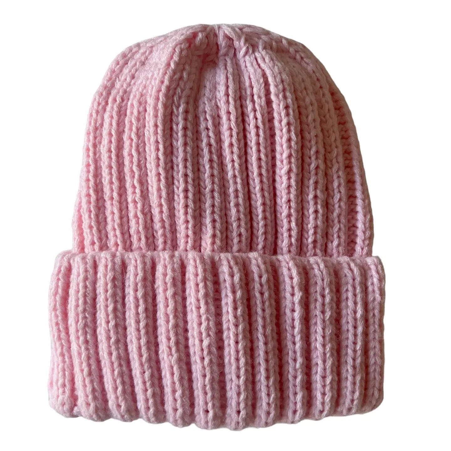 Chunky Knit Hat | Pink Sugar - PREORDER