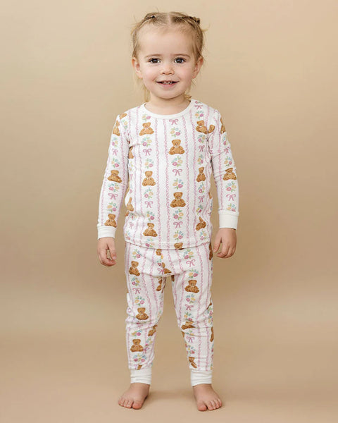 Bamboo Top & Pants Set | Honey Bear - PREORDER