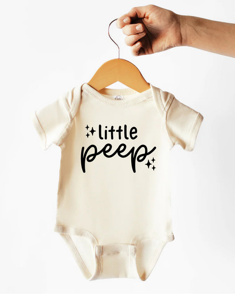 Cotton Bodysuit or Tee | Little Peep  - PREORDER