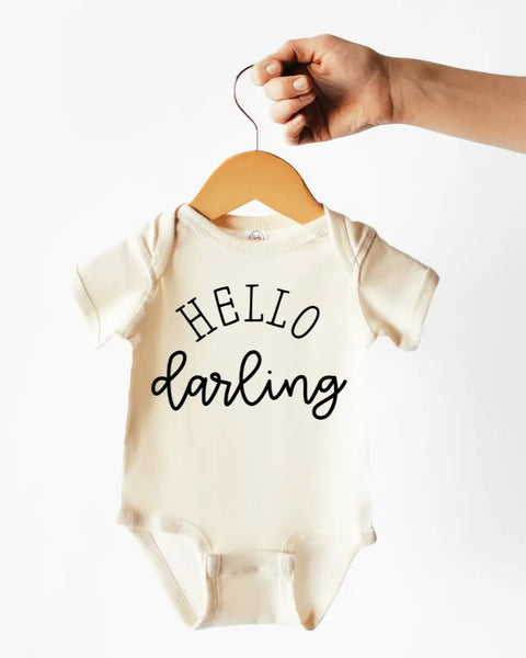 Cotton Bodysuit or Tee | Hello Darling - PREORDER