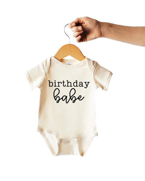Cotton Bodysuit or Tee | Birthday Babe - PREORDER