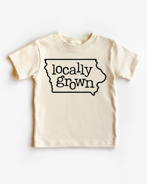 Locally Grown Cotton Bodysuit or Tee | Iowa - PREORDER