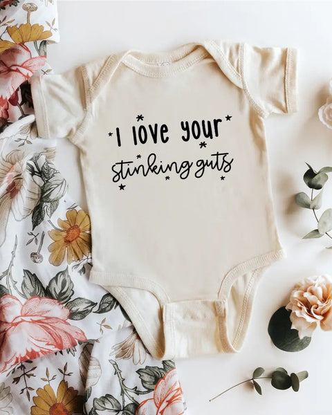 Cotton Bodysuit or Tee | I Love Your Stinking Guts - PREORDER