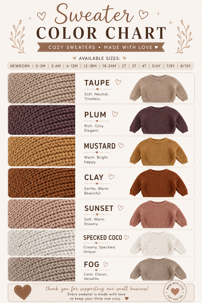 Yarn *CUSTOM* Sports Name Chunky Knit Sweater | 13 Colors