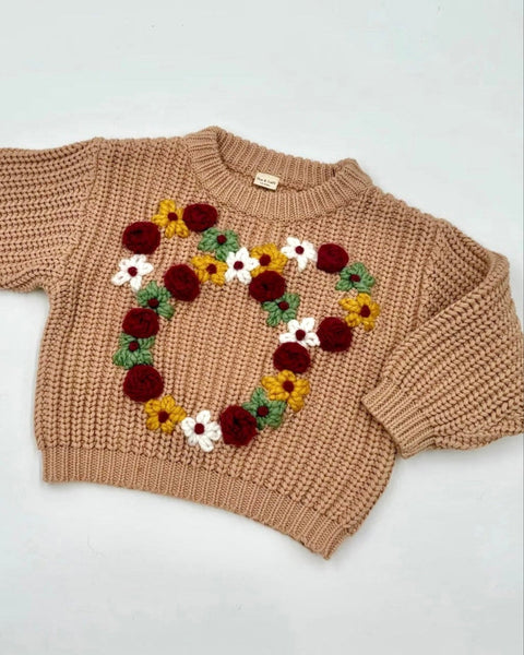 Yarn *CUSTOM* Name Chunky Knit Sweater | 7 Colors