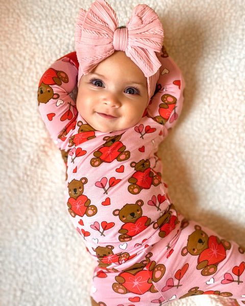 Top & Pants Set | Valentine Bear Pink - PREORDER